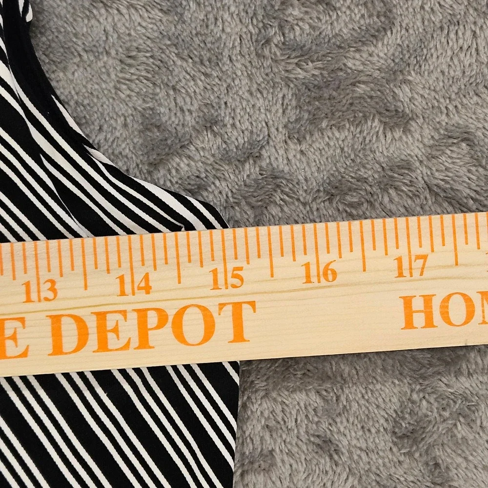 The Limited Womens Geometric Abstract Stripe Sleeveless Boat Neck Shell Top M - Picture 5 of 7